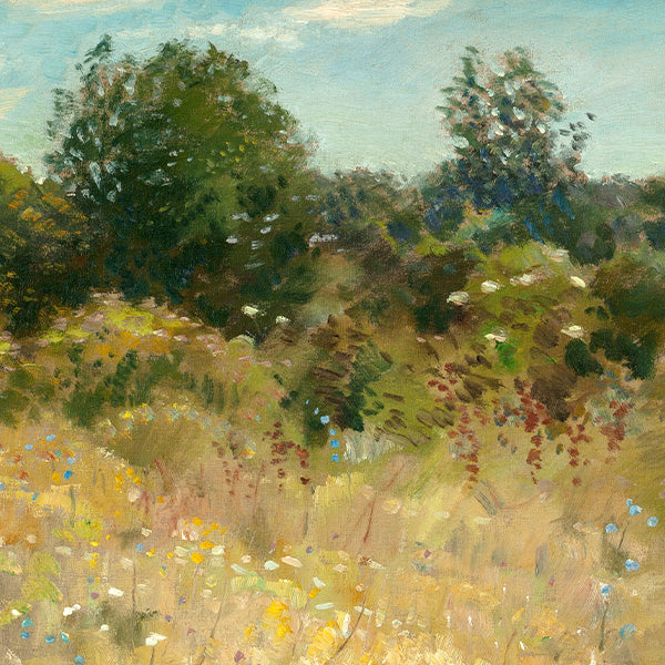 A collection of artwork featuring landscapes